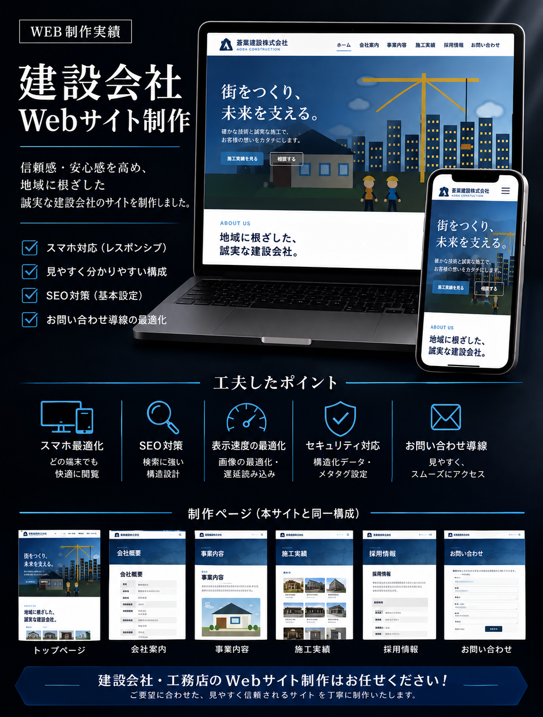 Webサイト制作実績